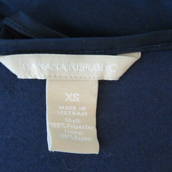 Banana Republic Blue Gold Sequin Cami Tank Top Size XS Stretch - Picture 10 of 11